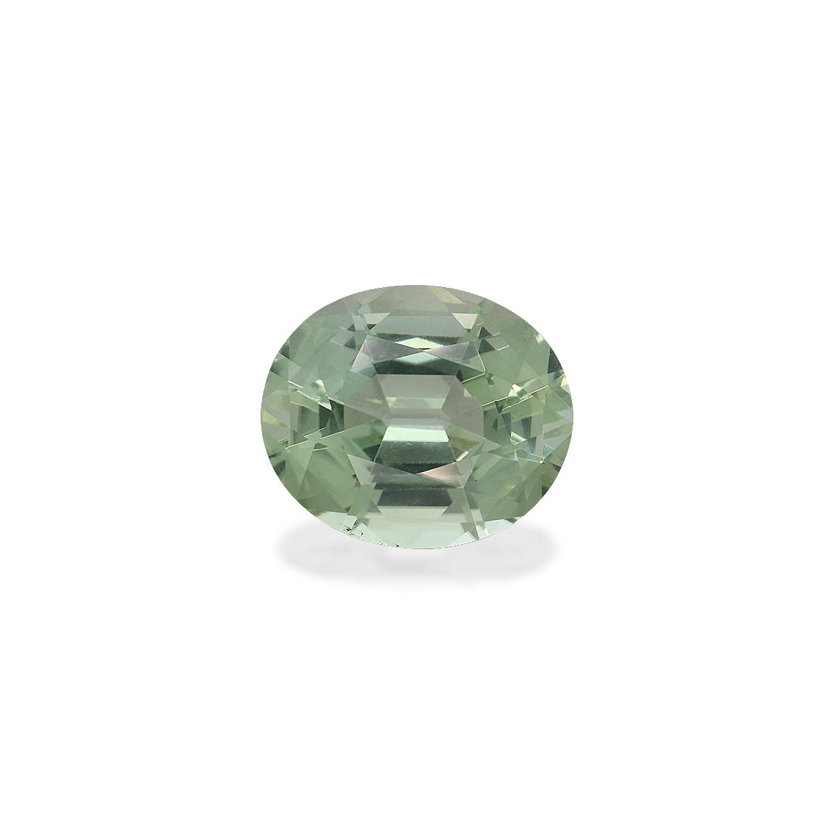 Green Tourmaline Oval Fine Step Cut Green