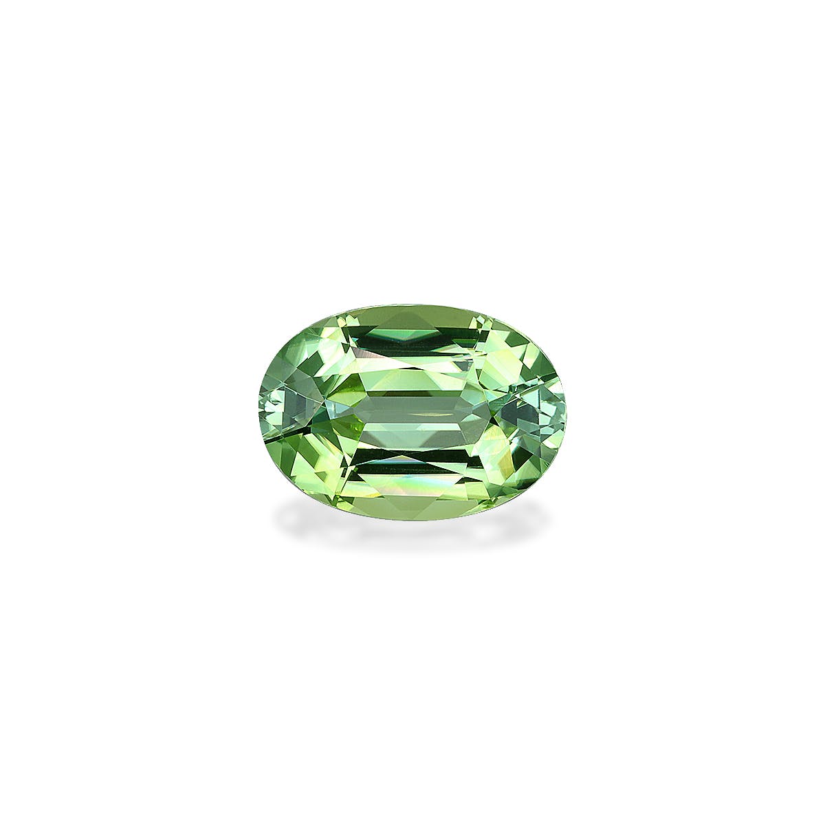 Green Tourmaline Oval  Pale Green