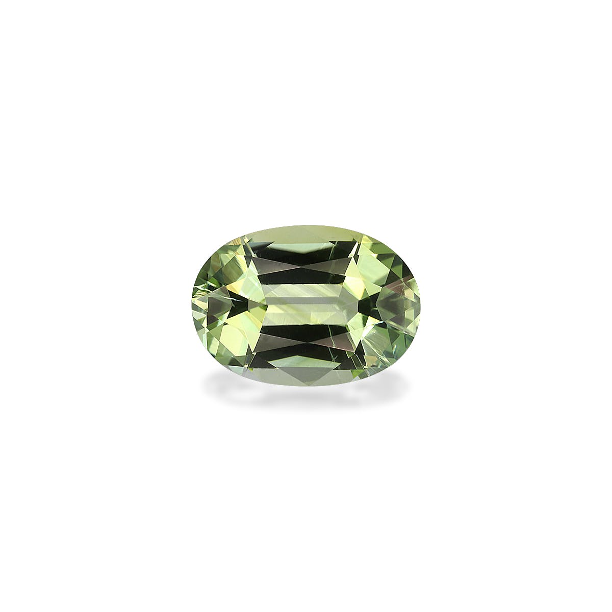 Green Tourmaline Oval Fine Step Cut Green