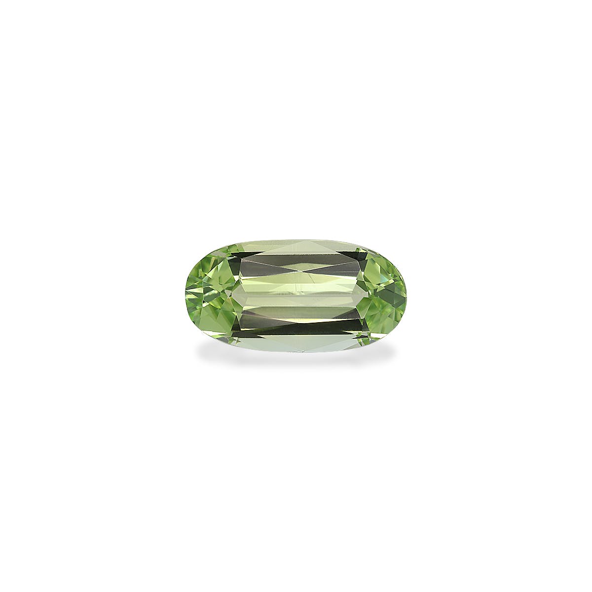 Green Tourmaline Oval Fine Step Cut Green