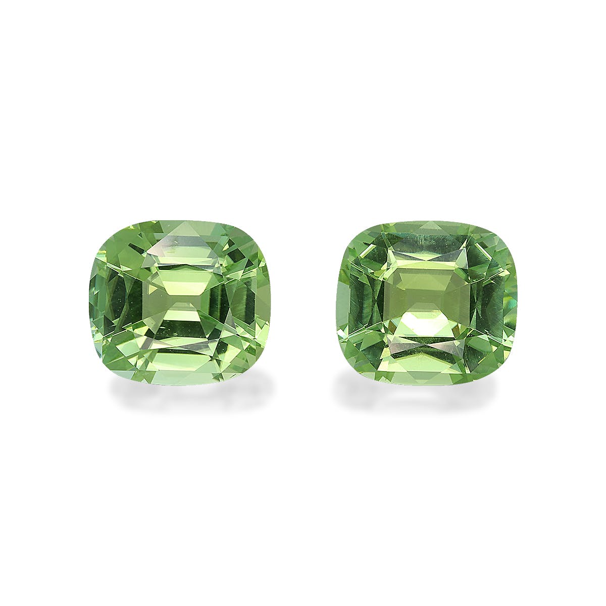 Green Tourmaline Cushion Fine Step Cut Green