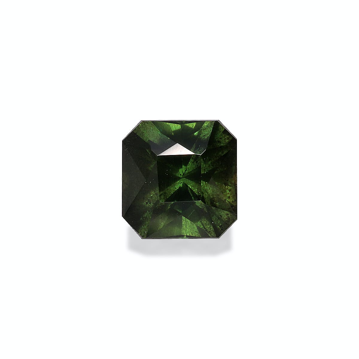 Teal Sapphire Square Brilliant Diamond Cut Green