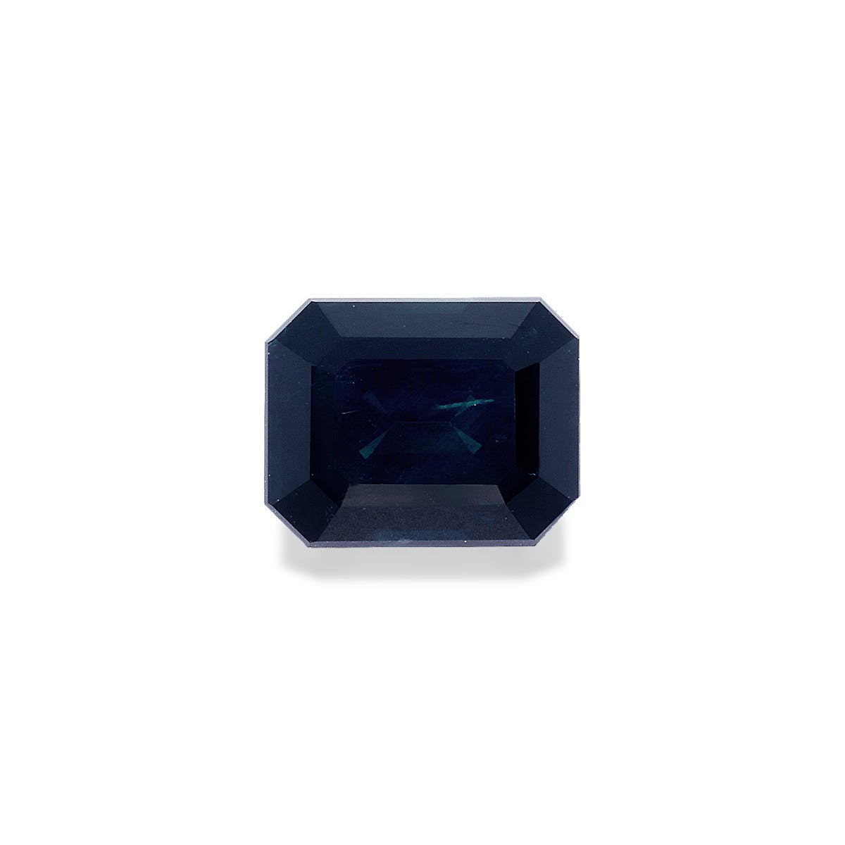 Teal Sapphire Rectangular Emerald Cut Blue