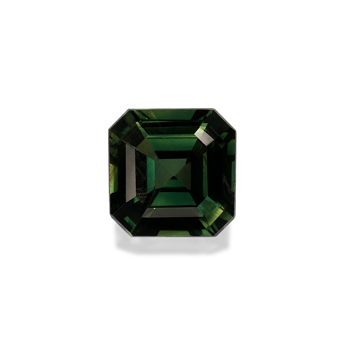 Teal Sapphire Square Asscher Cut Green