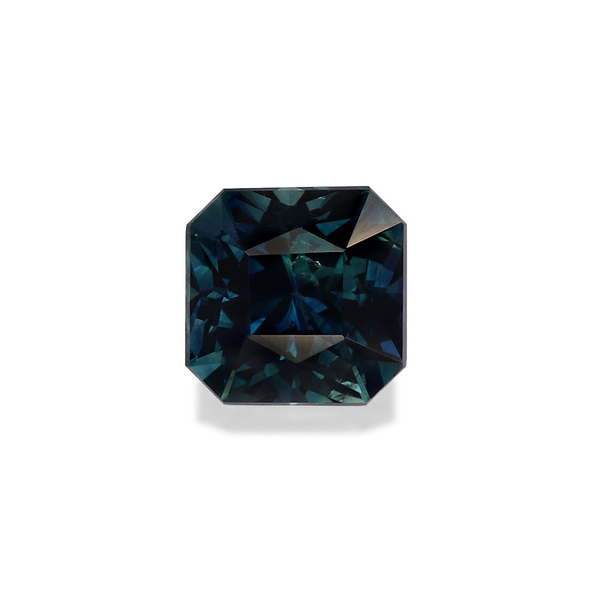 Teal Sapphire Square Radiant Cut Blue