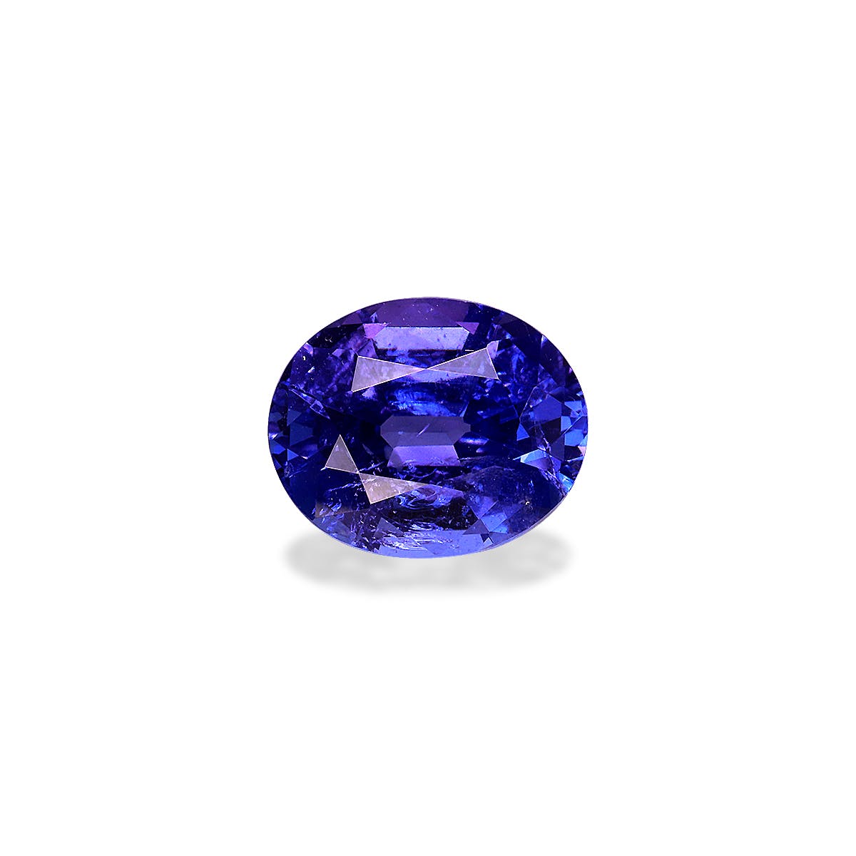 Tanzanite Oval Fine Step Cut Violet Blue