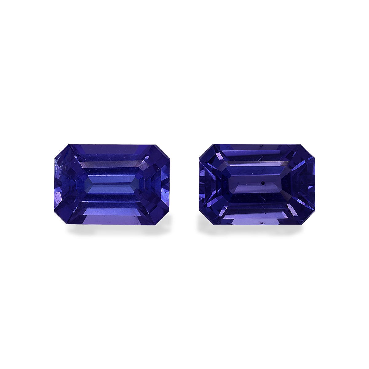 Tanzanite Rectangular Emerald Cut Violet Blue