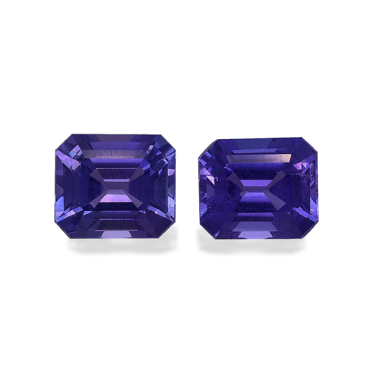 Tanzanite Rectangular Emerald Cut Violet Blue