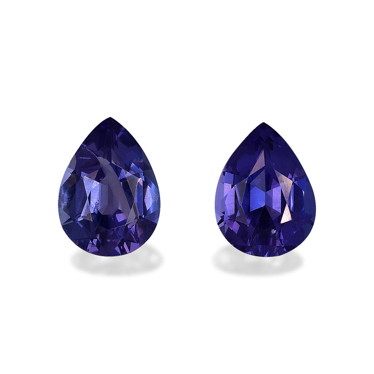 Tanzanite Pear Fine Step Cut Blue