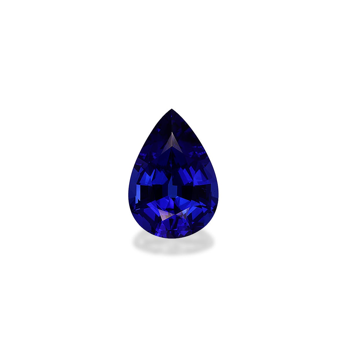 Tanzanite Pear Fine Step Cut Blue