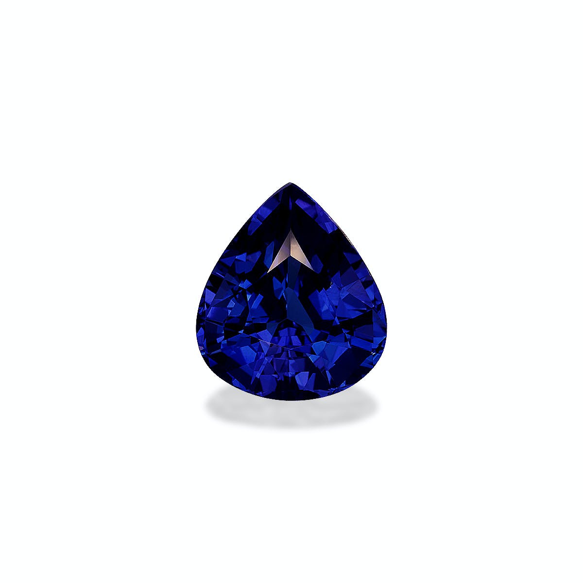 Tanzanite Pear Fine Step Cut Blue