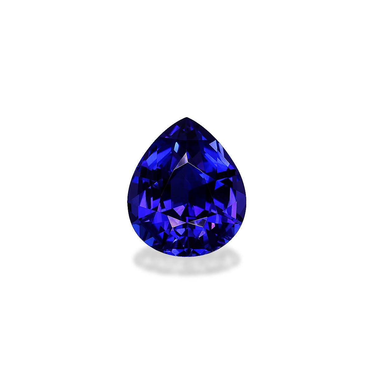 Tanzanite Pear Fine Step Cut Blue