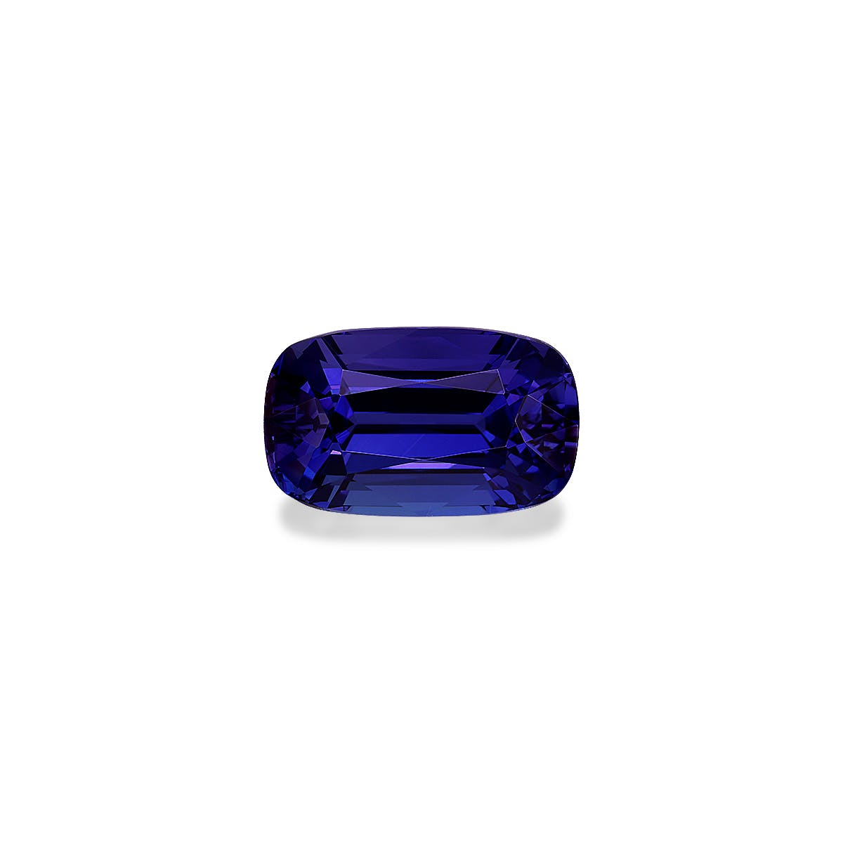 Tanzanite Cushion Fine Step Cut Blue