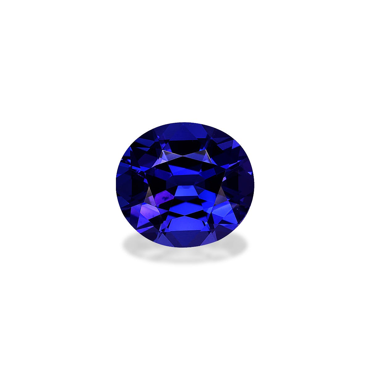 Tanzanite Oval Fine Step Cut Blue