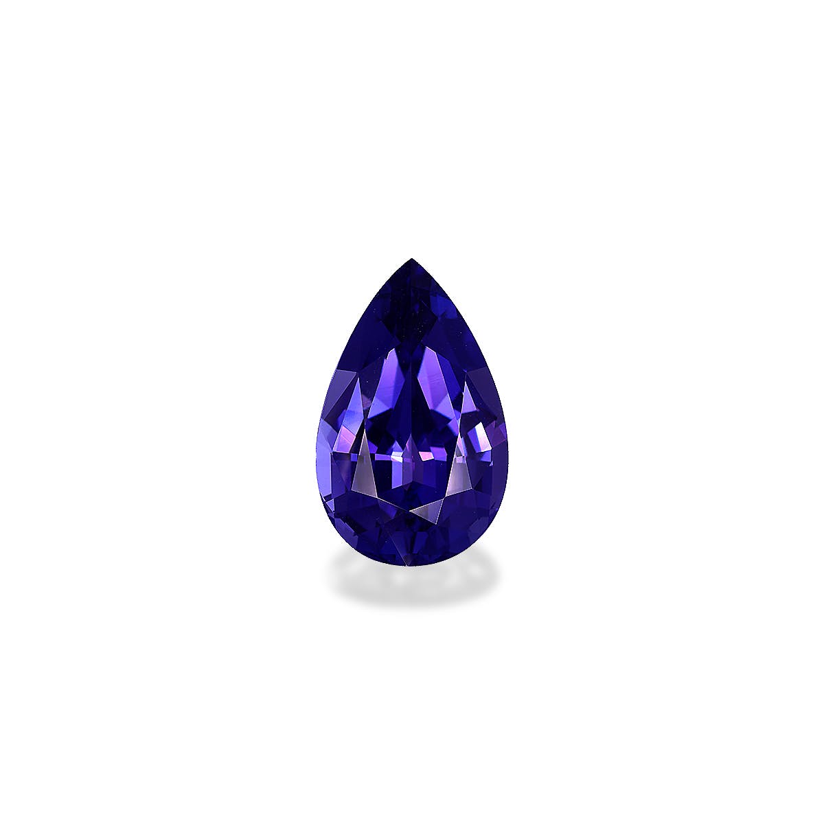 Tanzanite Pear Fine Step Cut Violet Blue