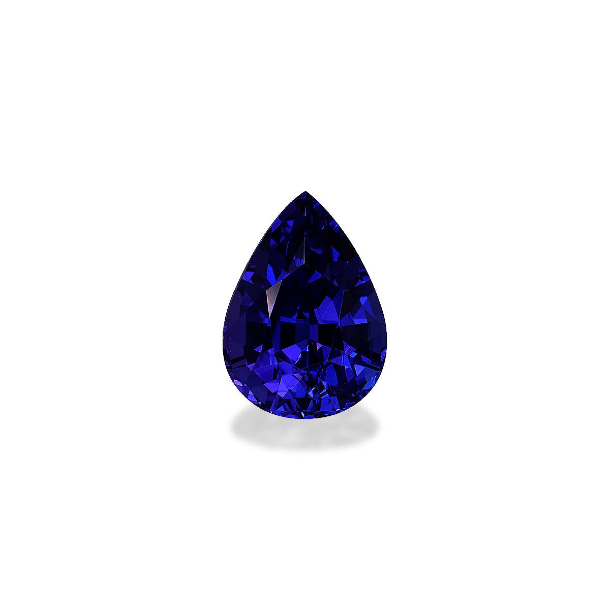 Tanzanite Pear Fine Step Cut Blue