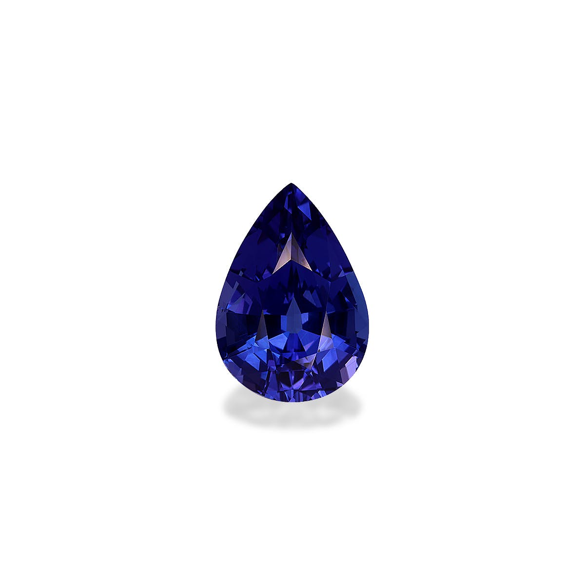 Tanzanite Pear Fine Step Cut Blue