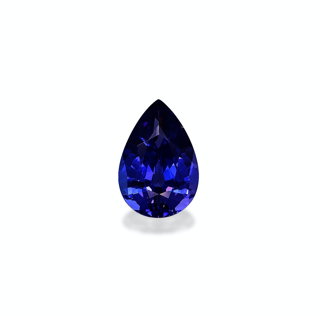 Tanzanite Pear Fine Step Cut Blue