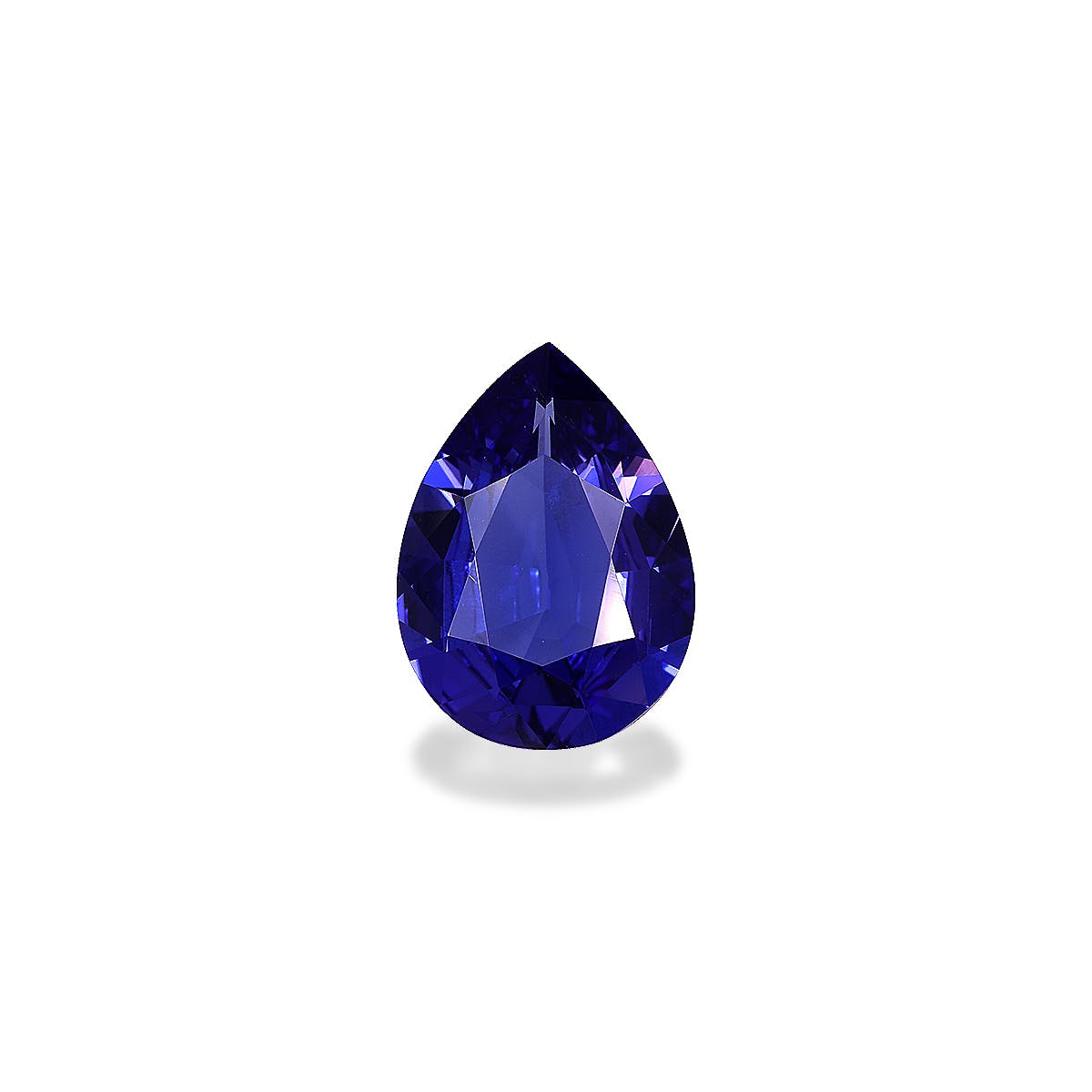 Tanzanite Pear Fine Step Cut Blue