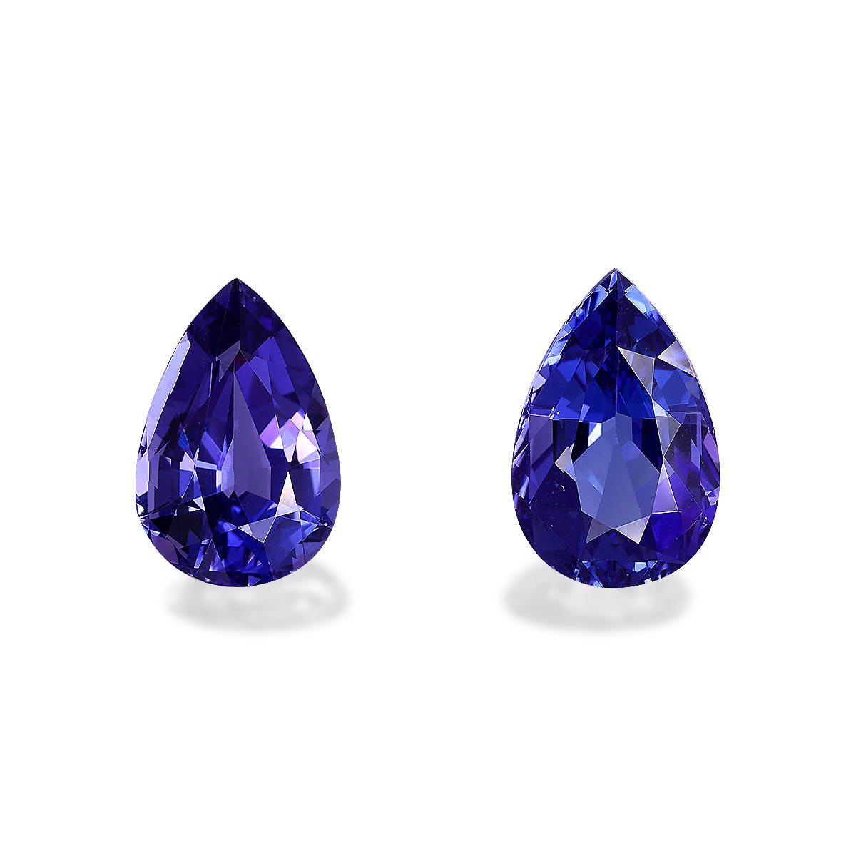 Tanzanite Pear Fine Step Cut Blue