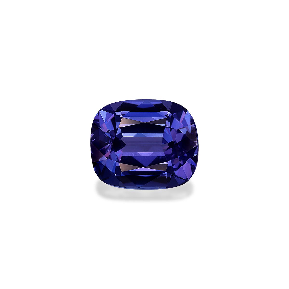 Tanzanite Cushion Fine Step Cut Blue