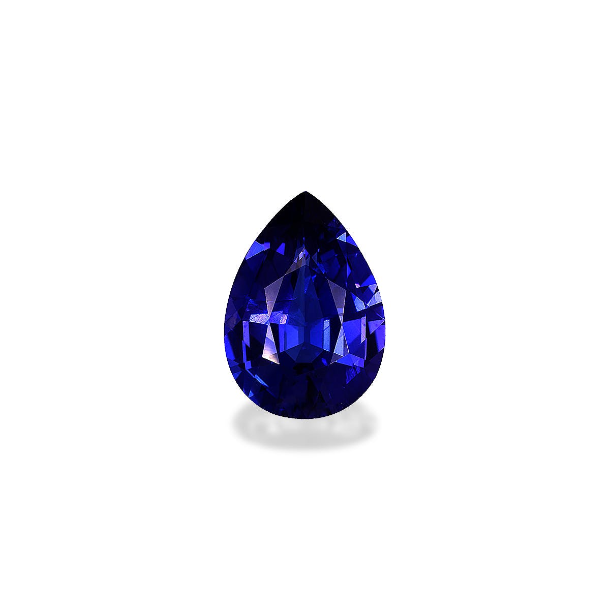 Tanzanite Pear Fine Step Cut Blue