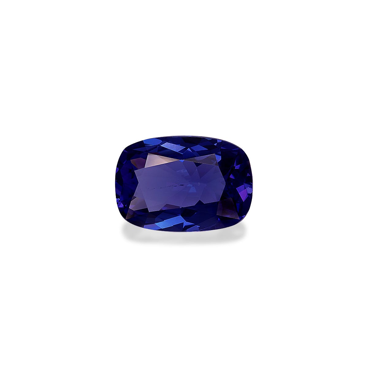 Tanzanite Cushion Fine Step Cut Blue