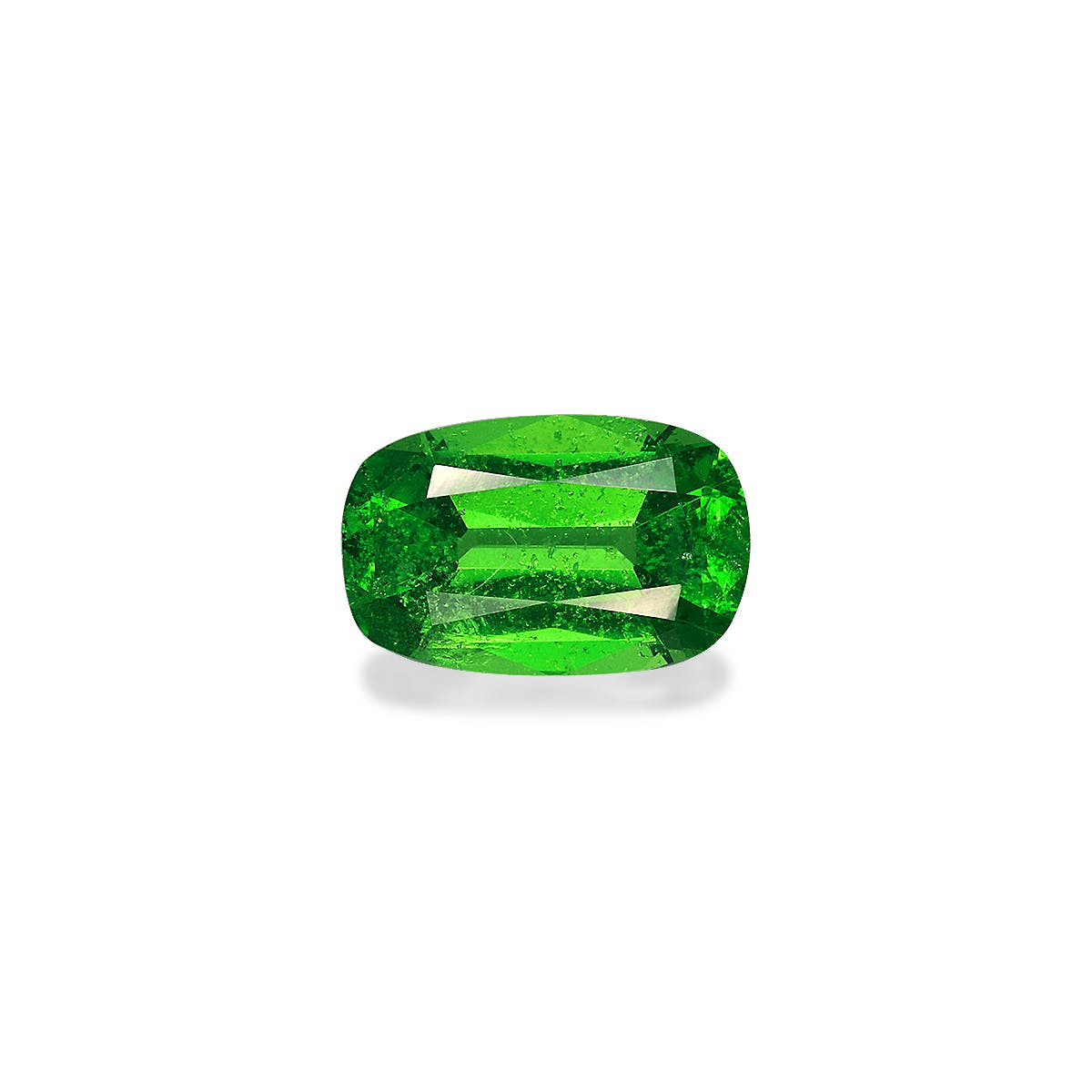 Tsavorite Cushion Fine Step Cut Green