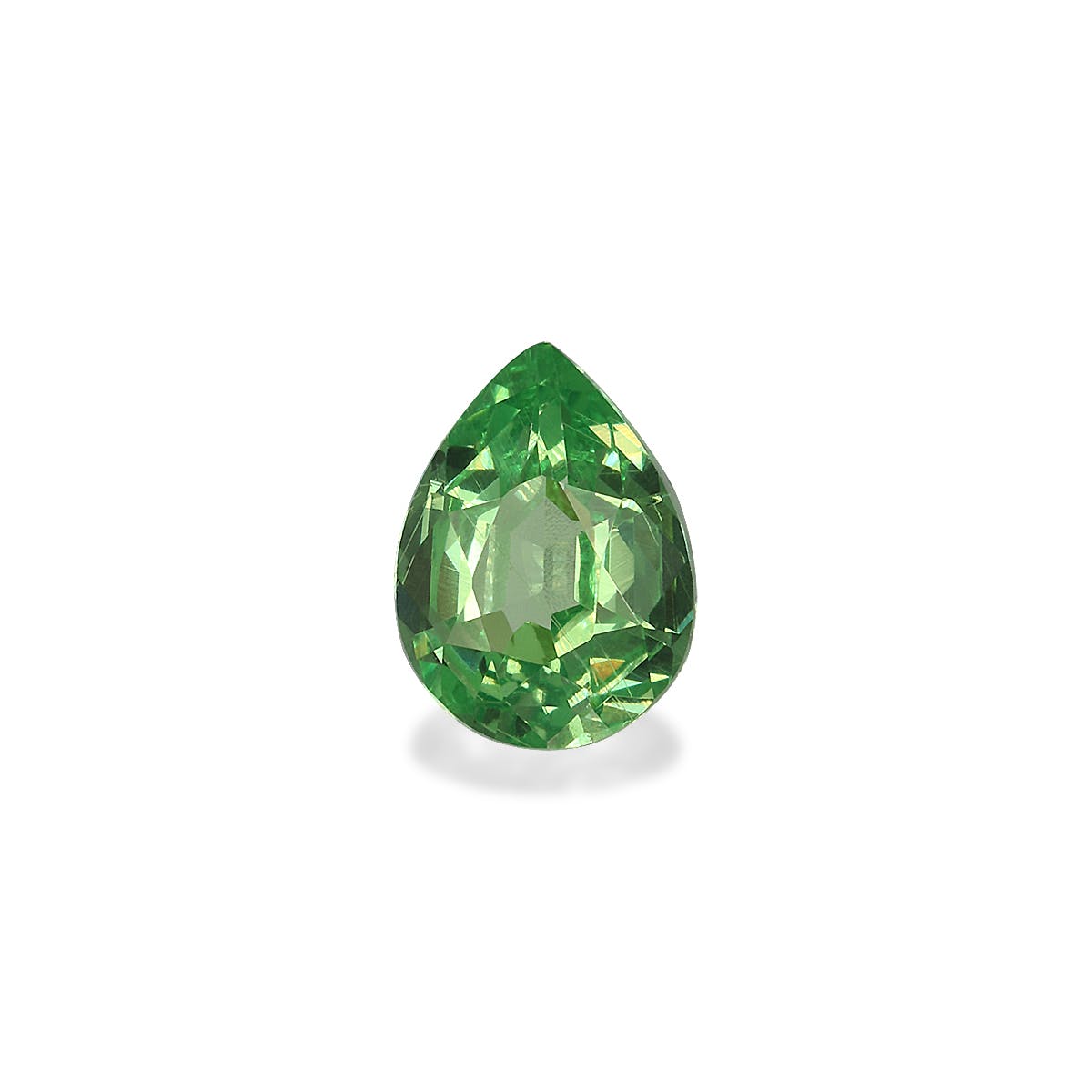 Tsavorite Pear Fine Step Cut Green