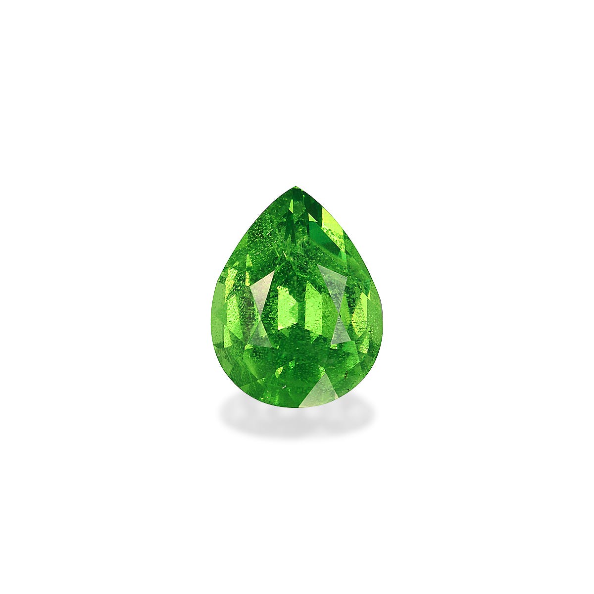 Tsavorite Pear Fine Step Cut Green