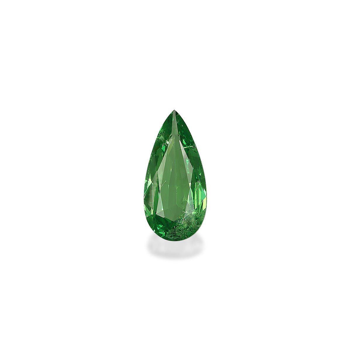 Tsavorite Pear Fine Step Cut Green