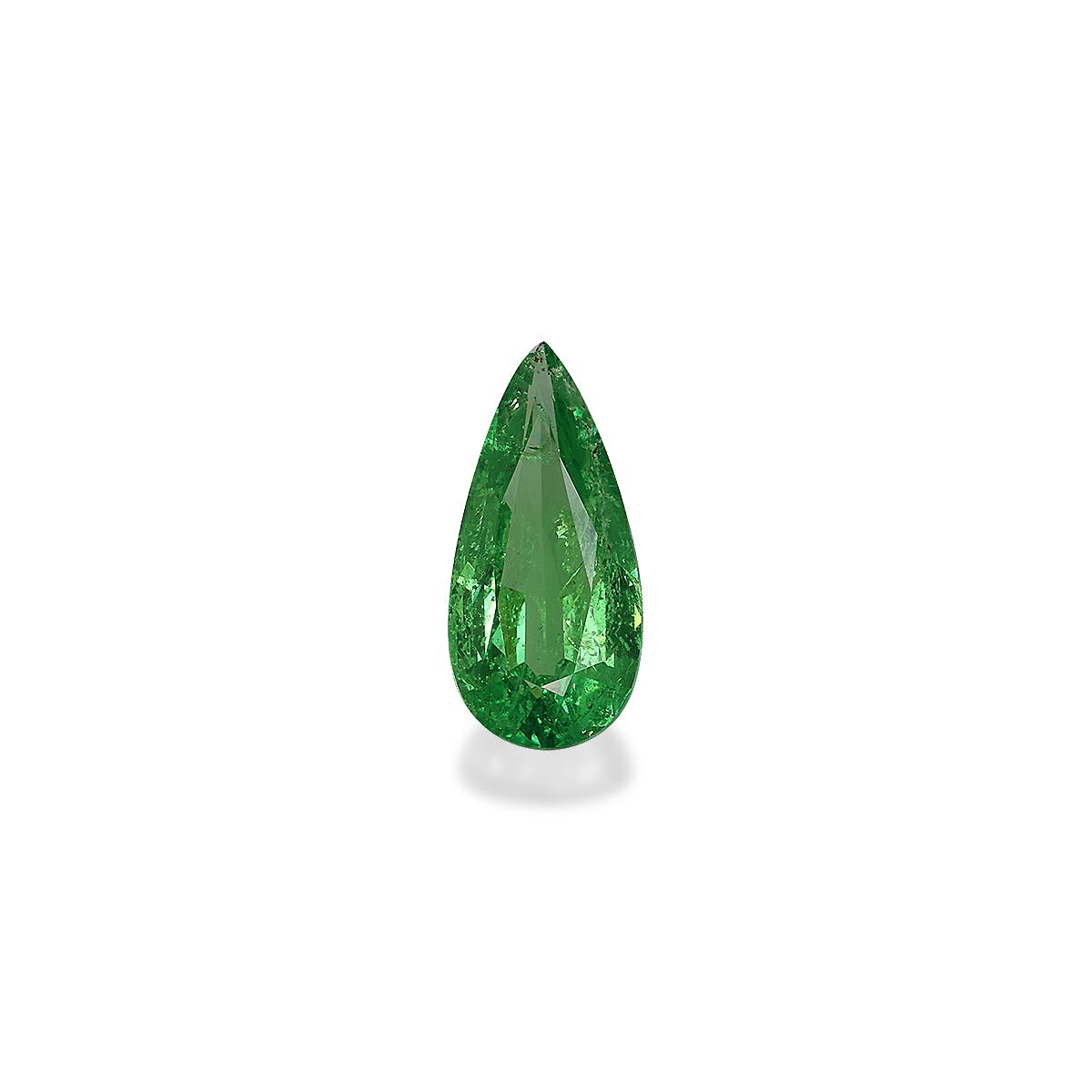 Tsavorite Pear Fine Step Cut Green