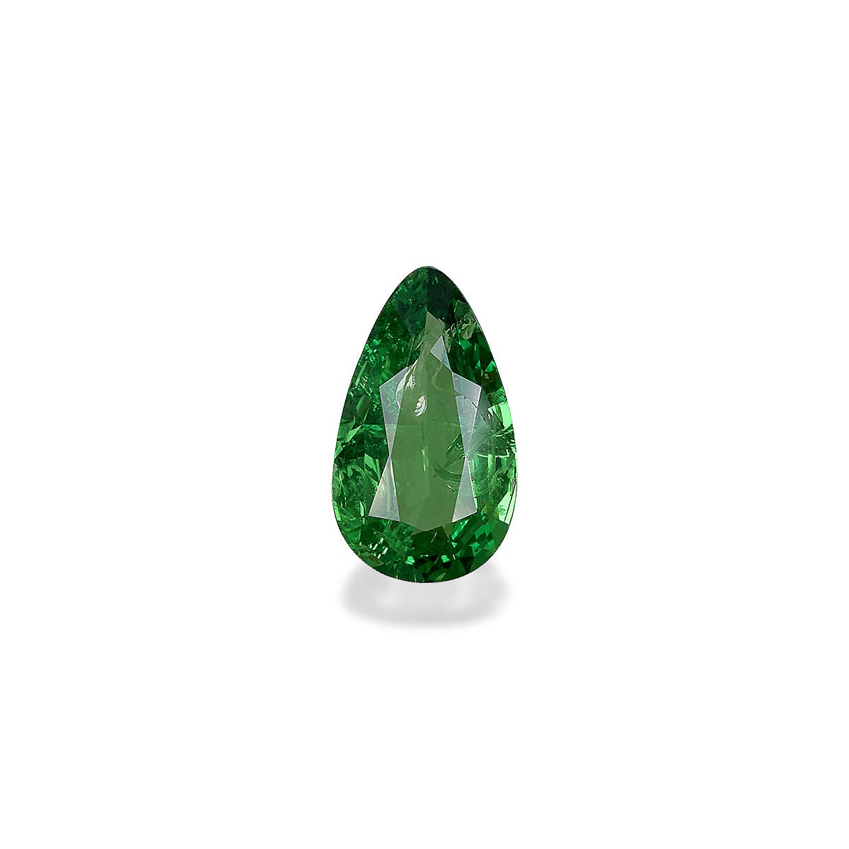 Tsavorite Pear Fine Step Cut Green