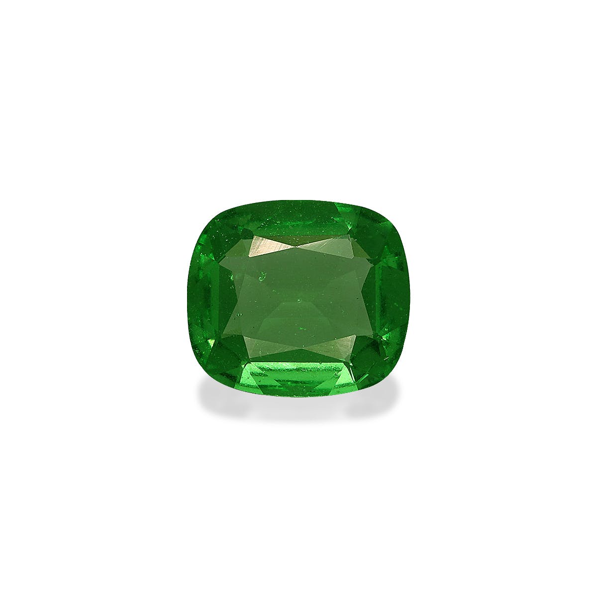 Tsavorite Cushion Fine Step Cut Green