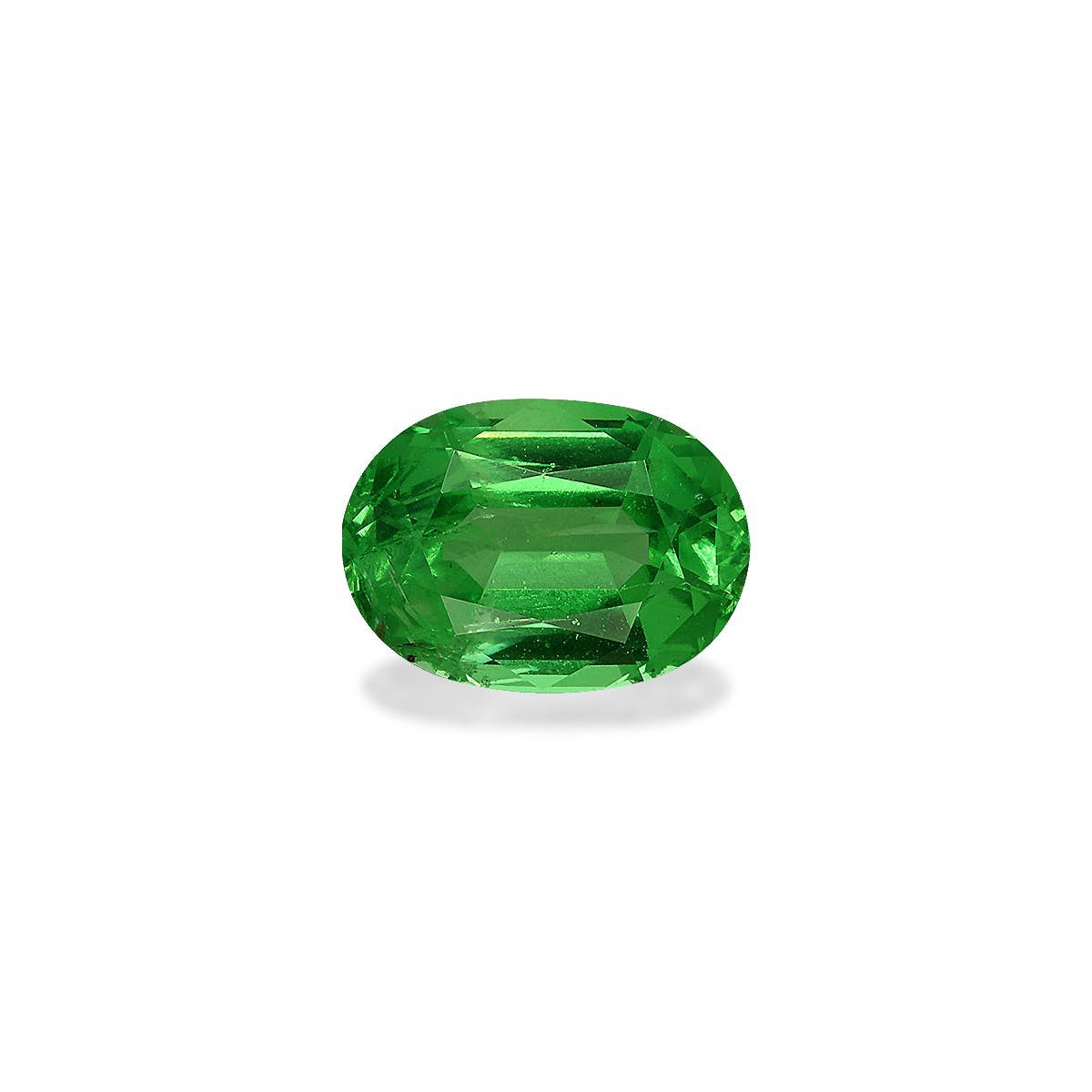 Tsavorite Oval Fine Step Cut Green