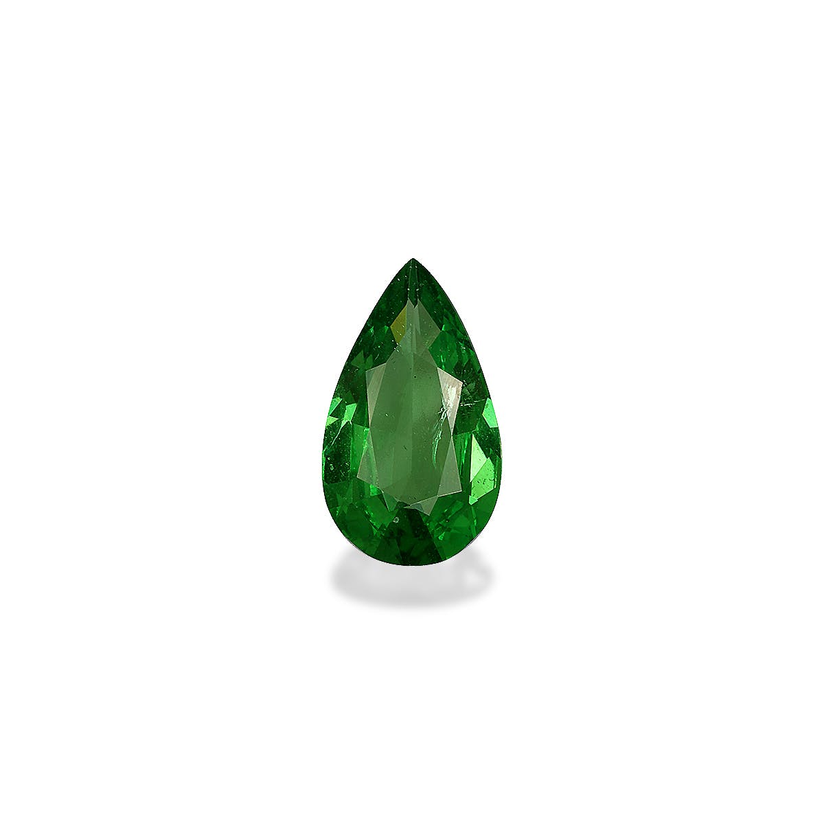 Tsavorite Pear Fine Step Cut Green