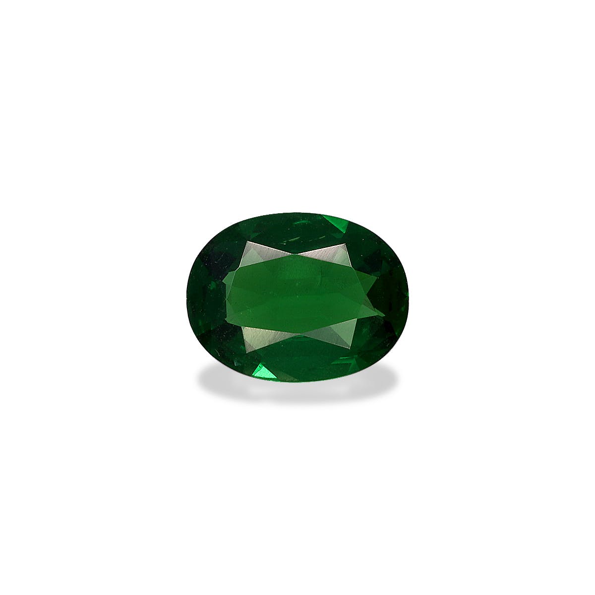 Tsavorite Oval Fine Step Cut Green