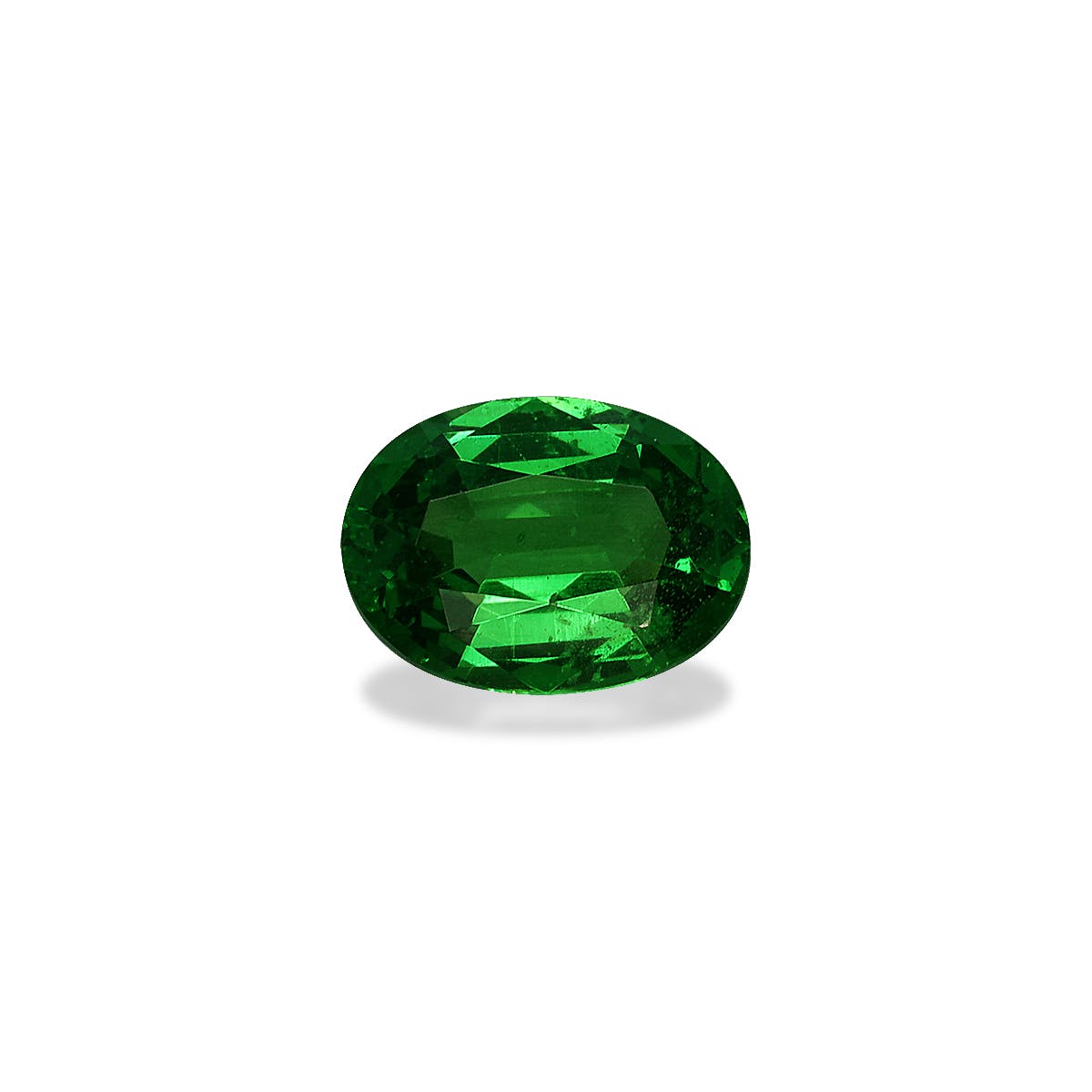 Tsavorite Oval Fine Step Cut Green