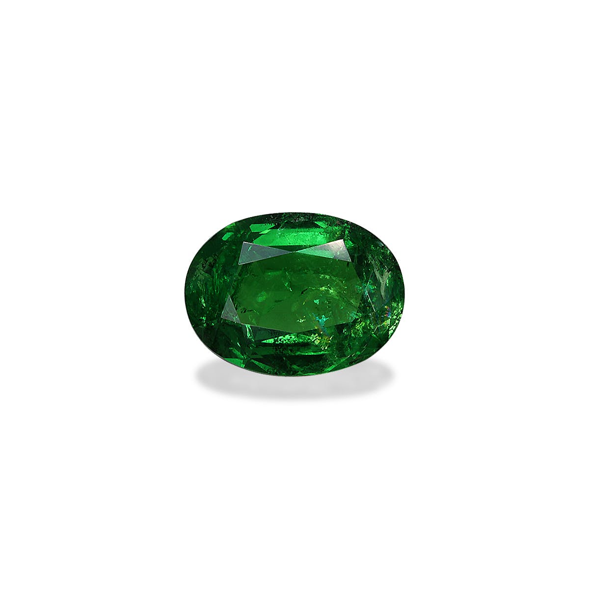 Tsavorite Oval Fine Step Cut Green