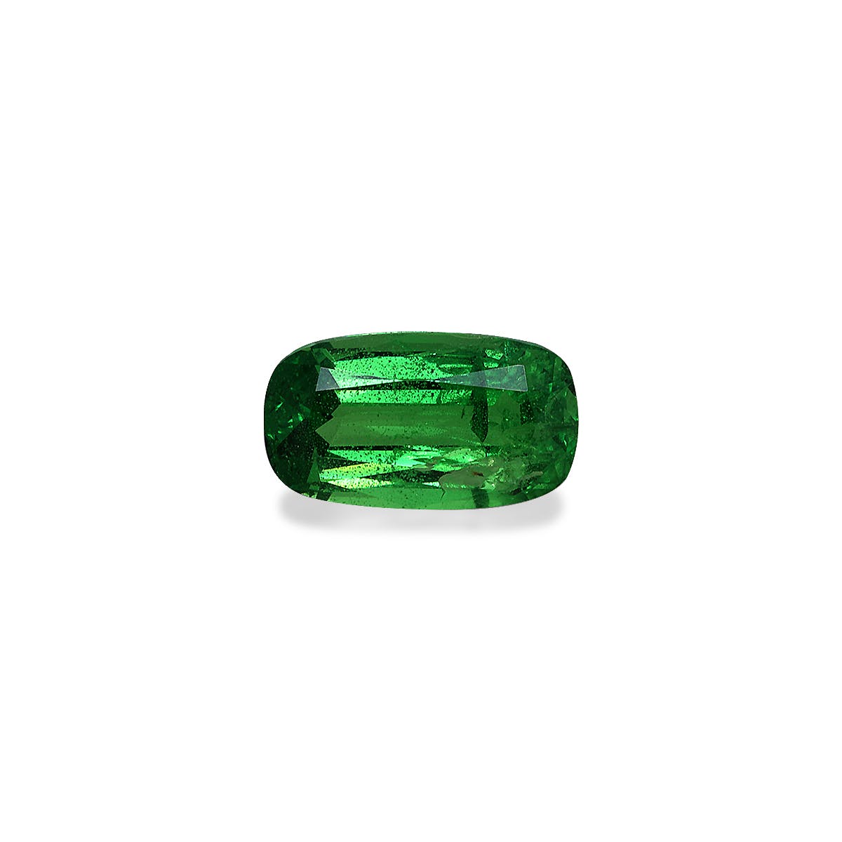 Tsavorite Cushion Fine Step Cut Green