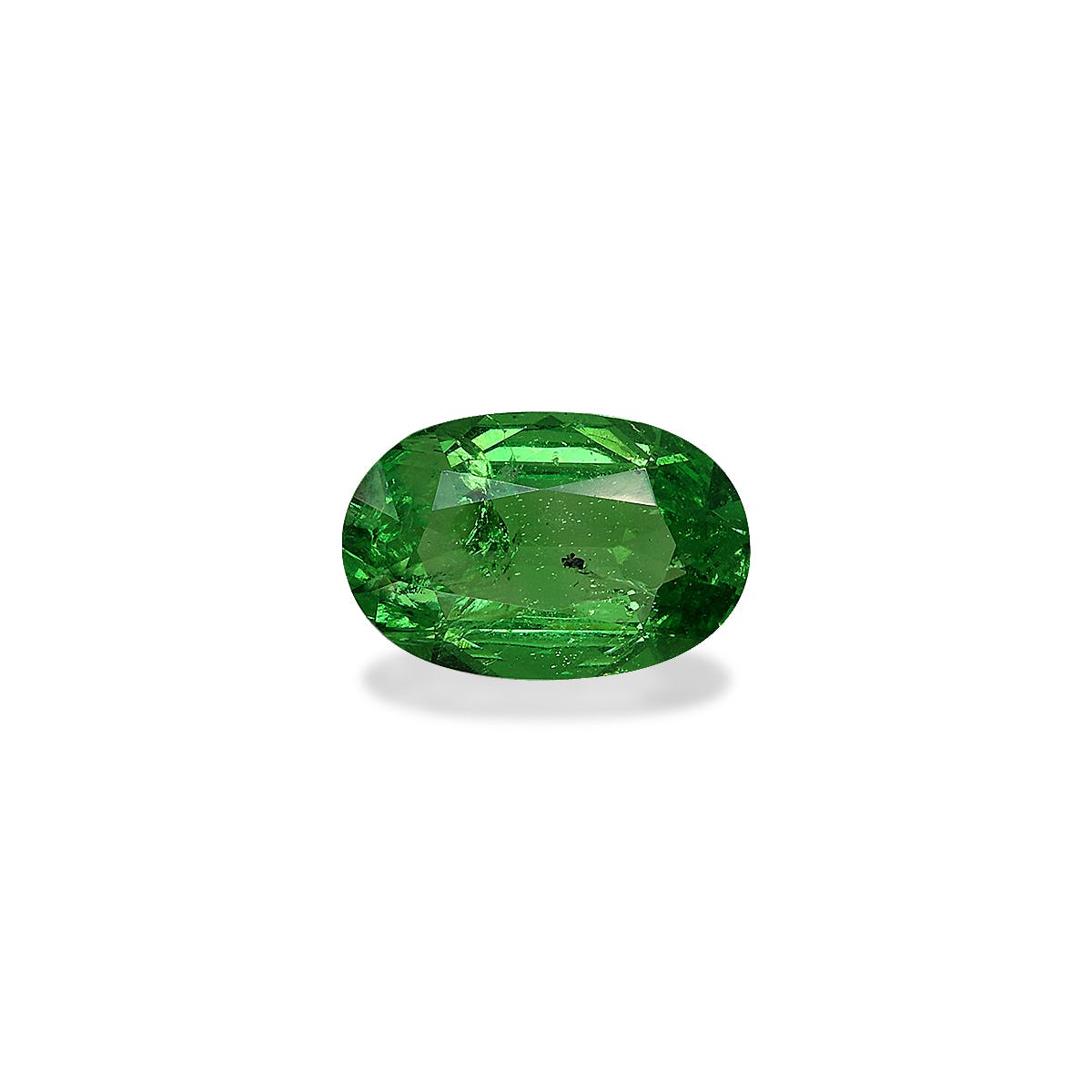 Tsavorite Oval Fine Step Cut Green