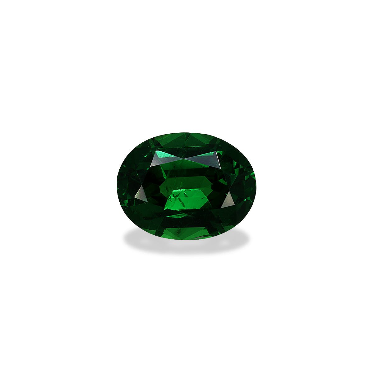 Tsavorite Oval Fine Step Cut Green