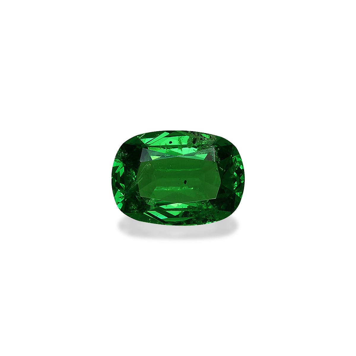 Tsavorite Cushion Fine Step Cut Green