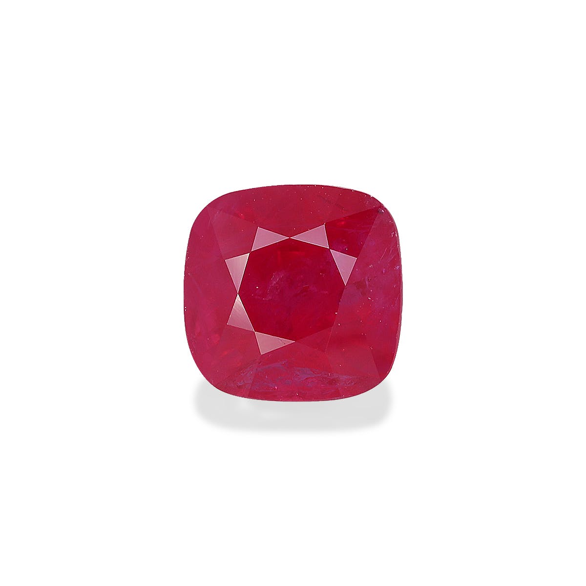 Burma Ruby Cushion Fine Step Cut Red