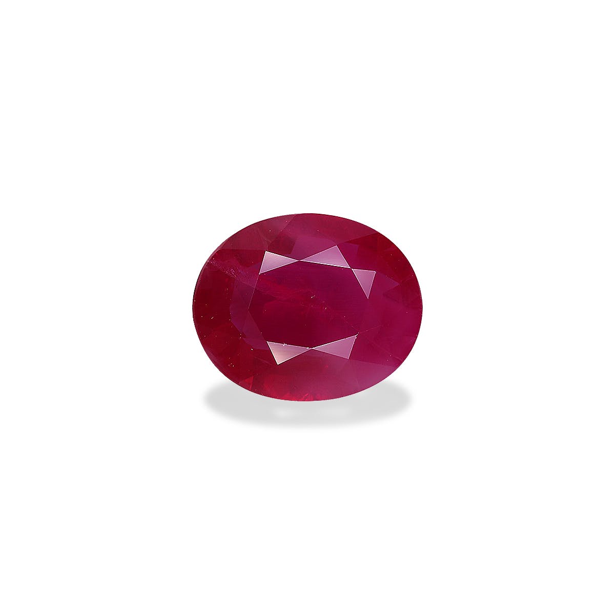 Burma Ruby Oval Fine Step Cut Red