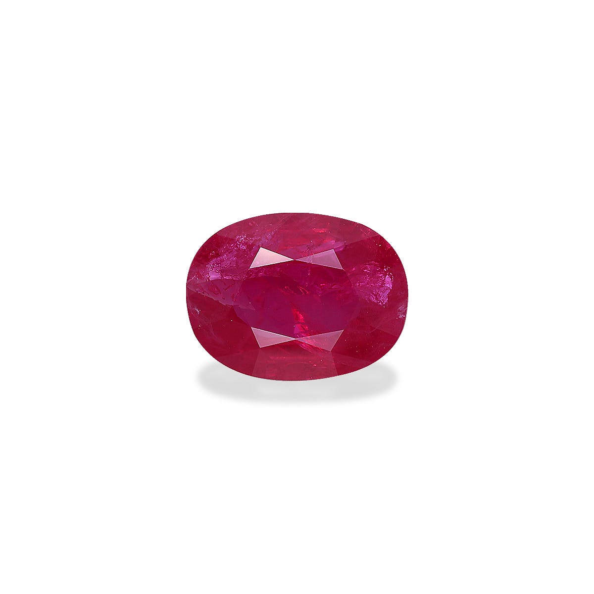 Burma Ruby Oval Fine Step Cut Pink