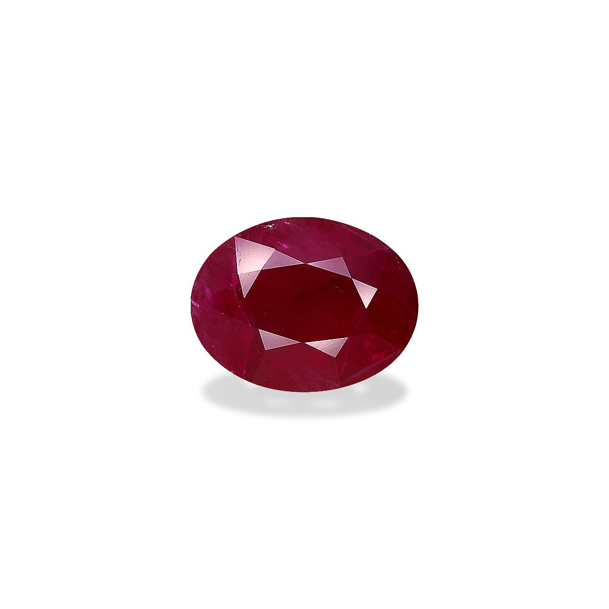 Burma Ruby Oval Fine Step Cut Red