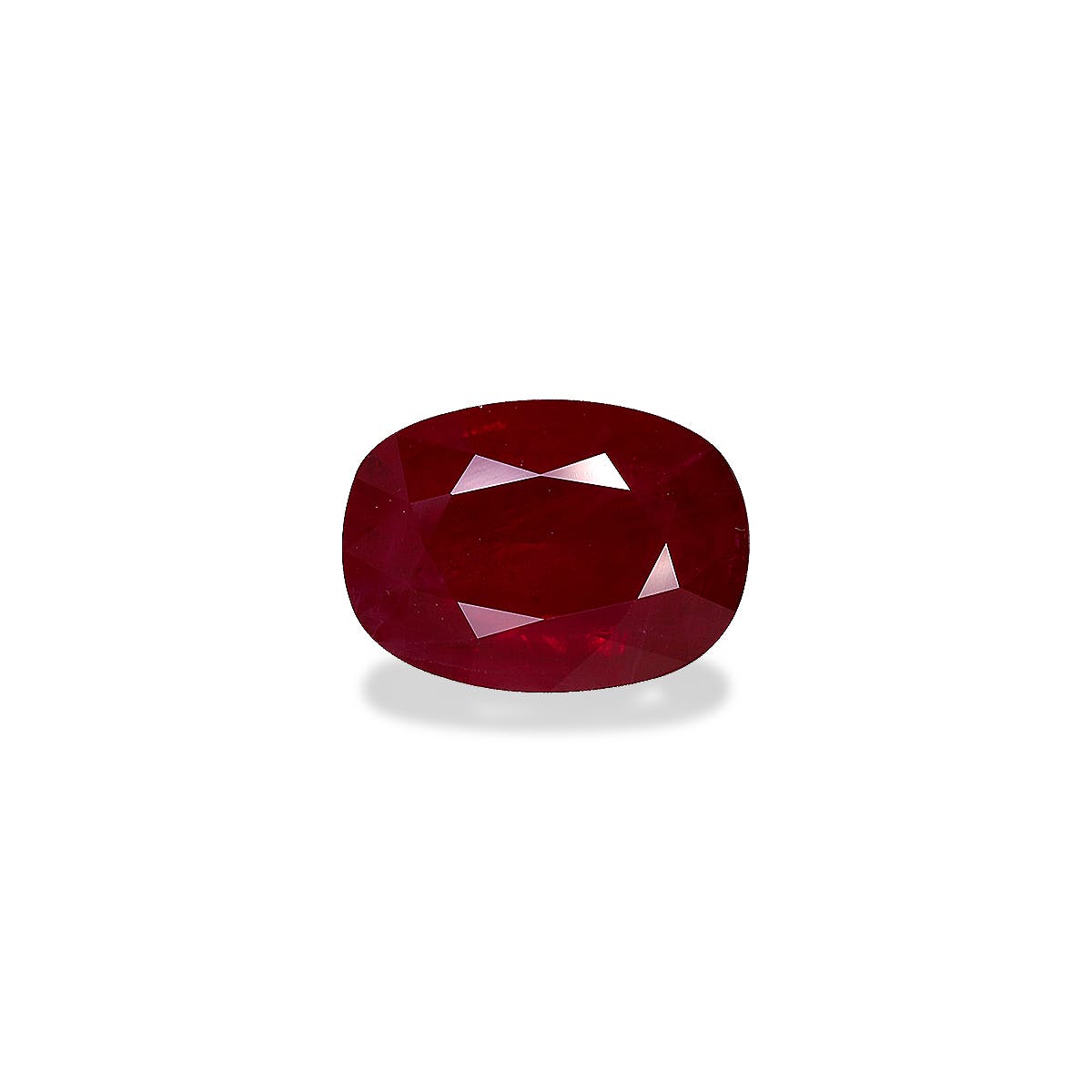 Burma Ruby Oval Fine Step Cut Red