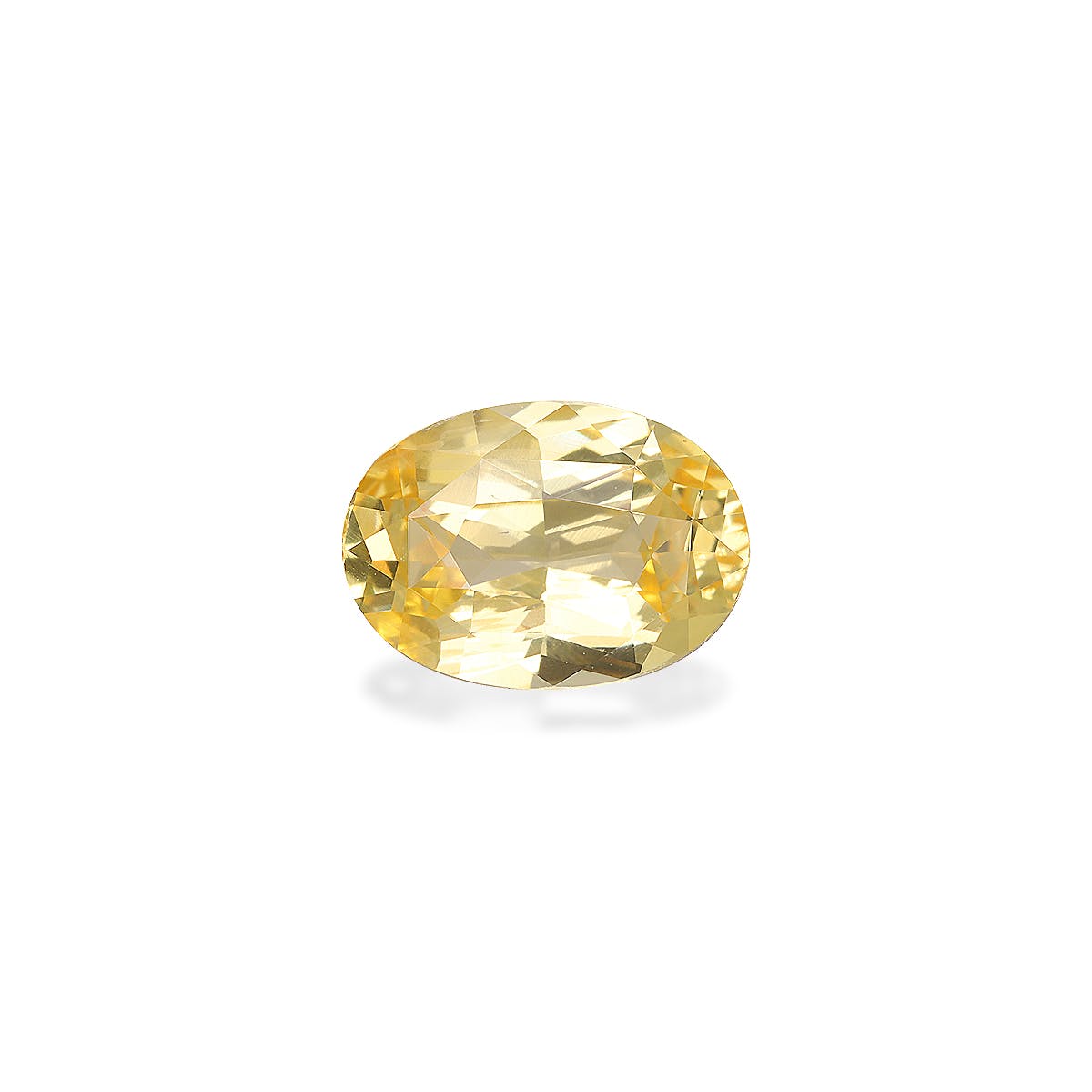 Yellow Sapphire Oval Fine Step Cut Yellow