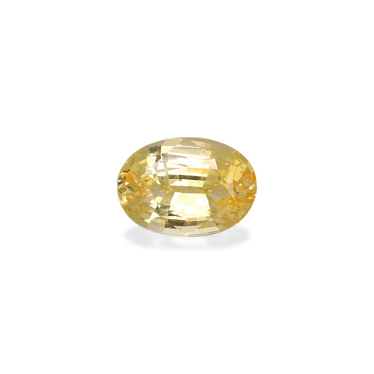 Yellow Sapphire Oval Fine Step Cut Yellow